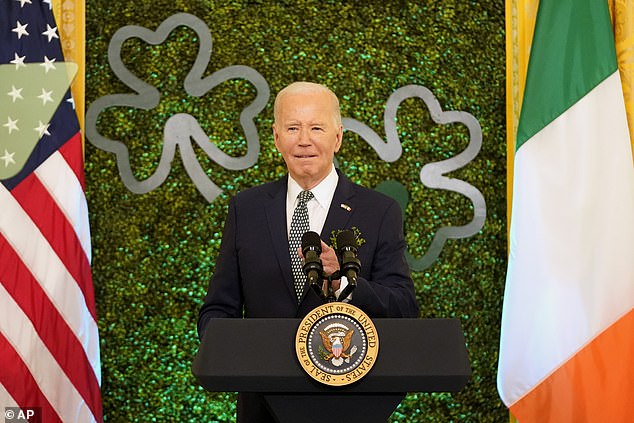 Celebrating his Irish heritage, President Joe Biden hosted a Saint Patrick's Day brunch at the White House