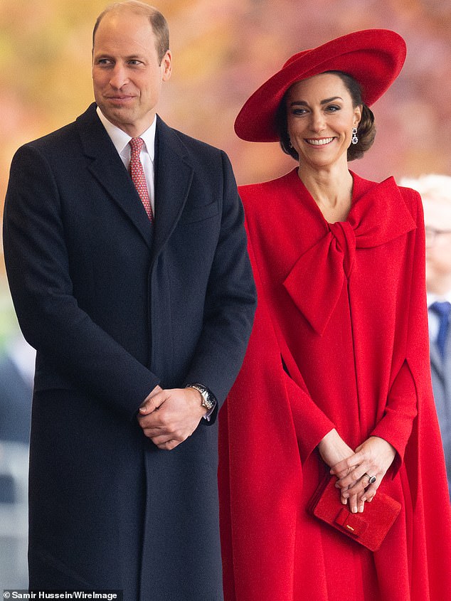 Prince William, Prince of Wales and Catherine, Princess of Wales.  photographed in London in November 2023
