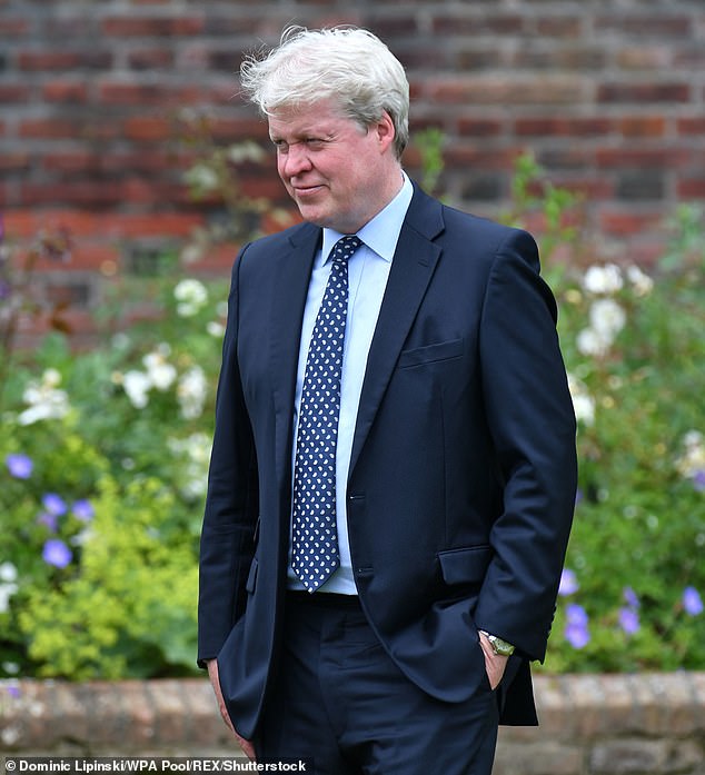 Princess Diana's brother Earl Spencer (pictured) revealed he paid a sex worker £15 to lose her virginity during a family trip to Italy when she was 12.