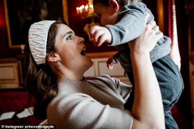To mark her 34th birthday, Princess Eugenie shared a sweet photo with her youngest son Ernest on Instagram.