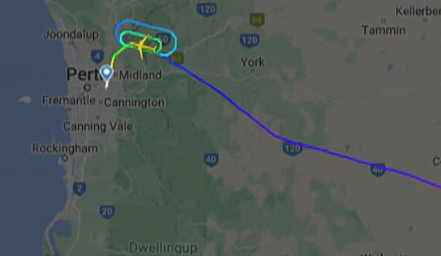 Flight QF781 was preparing to descend to Perth when the engine exploded