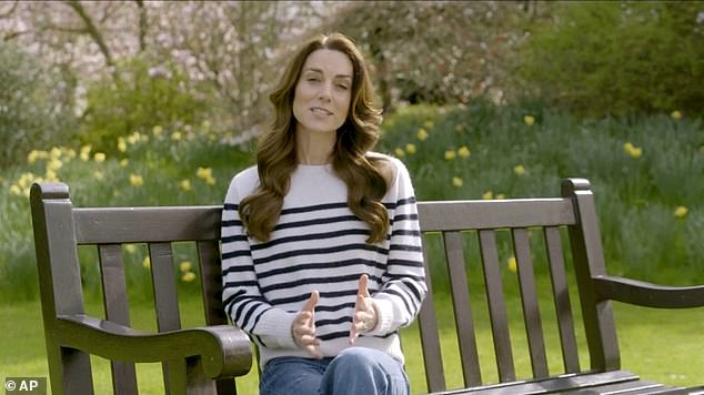 Kate revealed in a video message on Friday night that she had been diagnosed with cancer.