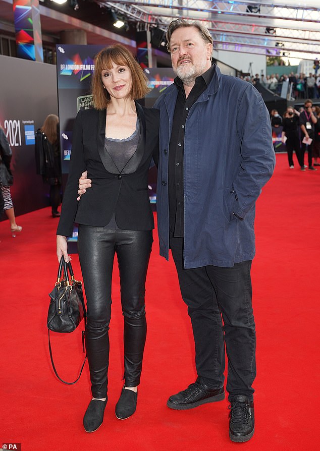 Rachael Stirling and her husband Guy Garvey have opened up about their romance, revealing their love story began thanks to two A-list actors (pictured together in 2021)