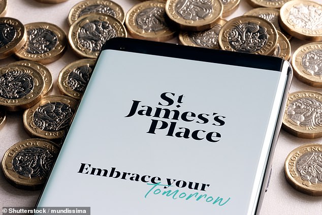 Losing count: Poor record-keeping dating back to 2018 means St James's Place doesn't know how many customers could be affected