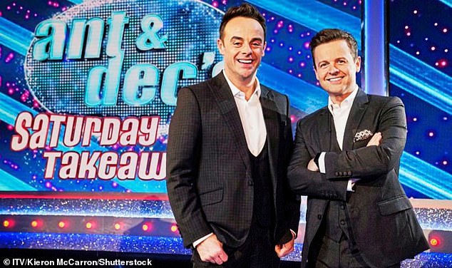 Ant and Dec, 49, wished him well and said: 'Good luck!' before the presenter confessed: 'Yes, I know I'm terrified...'