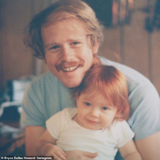 Ron learned many lessons from his time as a young star on The Andy Griffith Show and Happy Days that he and his wife refused to support their children as child actors; the proud father of four is seen with Bryce as a toddler