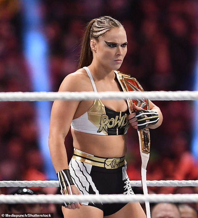 Ronda Rousey (pictured) joined WWE in 2018 after a successful UFC career