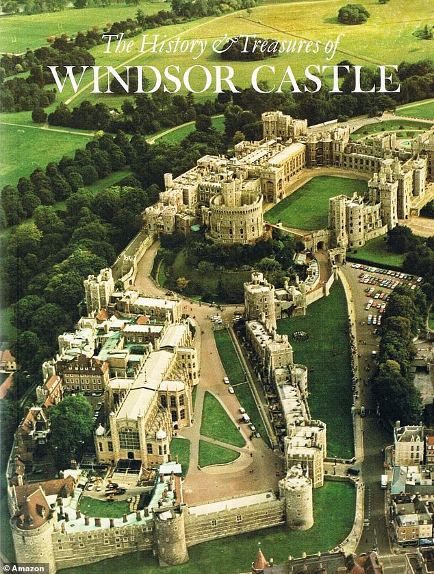 An almost identical image appeared on the cover of The History and Treasures of Windsor Castle by Sir Robin Mackworth-Young, published in 1982.