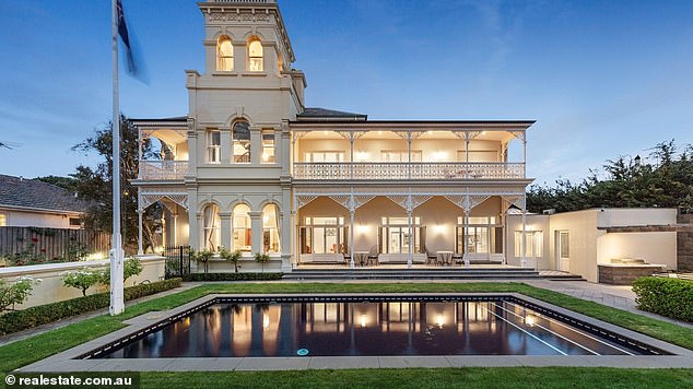 An incredible Melbourne mansion owned by businessman Andrew Cox has hit the market with an eye-watering guide price of between $13.5 million and $14.3 million.