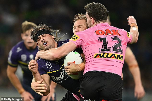 Storm fullback aware high throws could put him at risk for CTE in the future