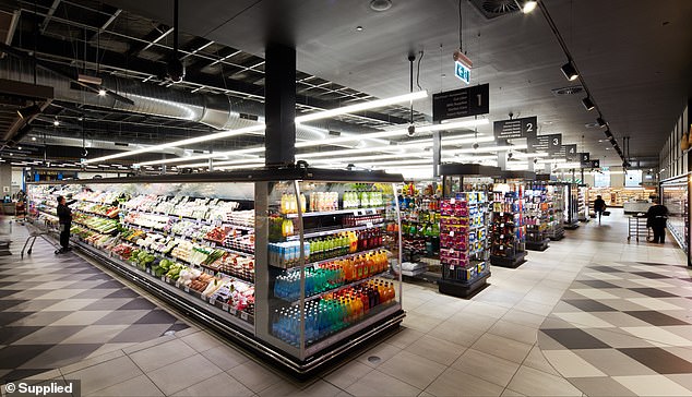 The supermarket (pictured) won the International Retailer of the Year award from the Independent Grocers Alliance at an awards night in Las Vegas.