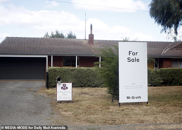 The Scotsburn house where Patrick Stephenson lived has a new 'For Sale' sign erected outside
