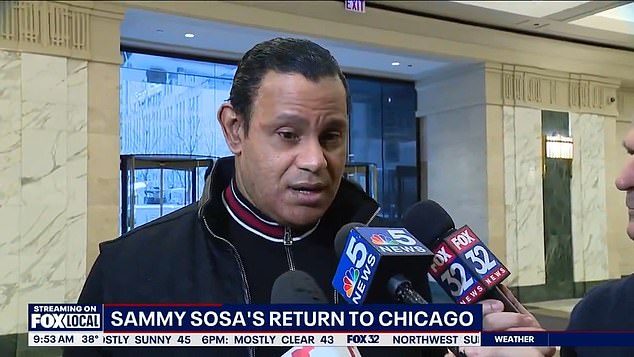 Sammy Sosa was shocked when Chicago reporters asked him about his alleged steroid use.