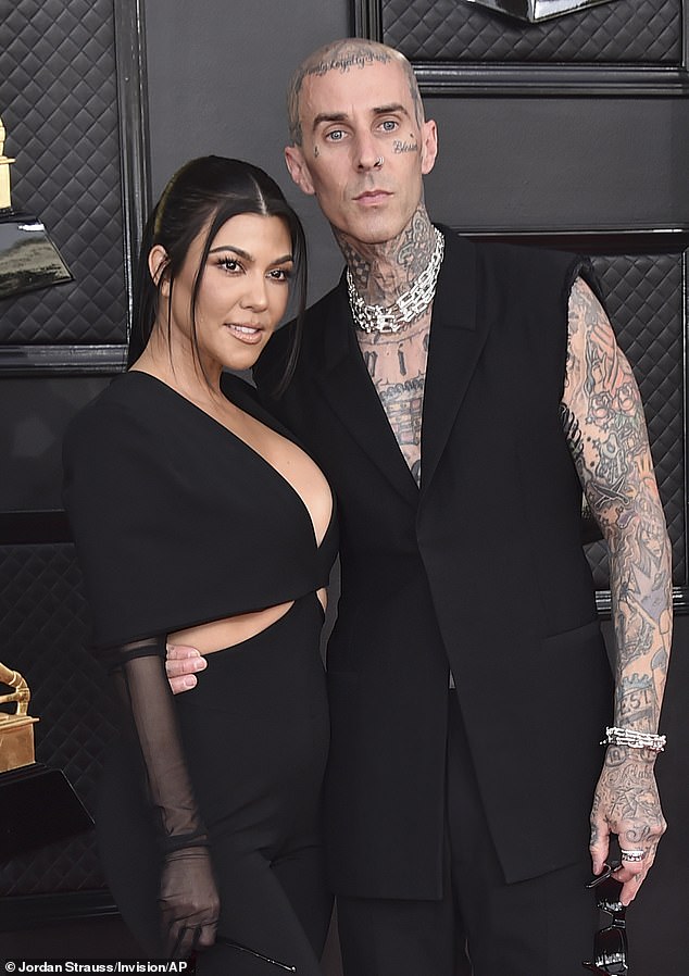 The reality star is known to have struggled to see Poosh founder Kourtney move on with the Blink-182 drummer (pictured together in 2022)