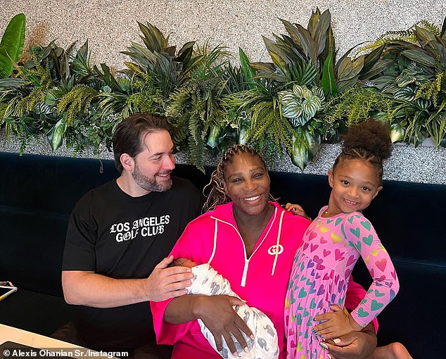 Serena and her husband Alexis Ohanian are parents to daughters Alexis and Adira.