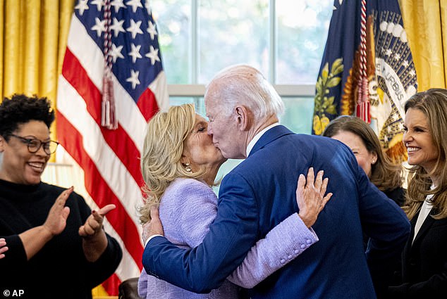 Much to the chagrin of his wife, Dr. Jill Biden, President Joe Biden has said the key to his strong marriage is a healthy sex life.