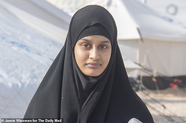 Begum was found in al-Hol camp five years ago and was wearing a black niqab at the time.