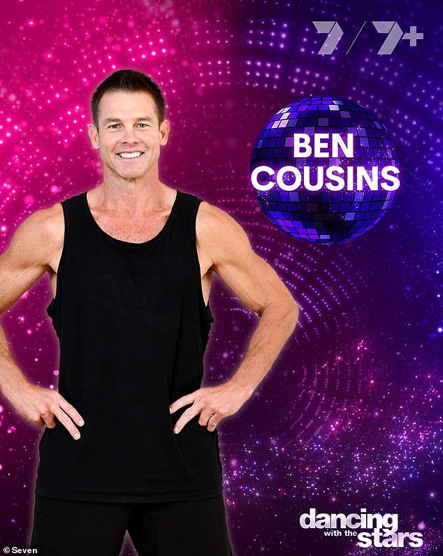 The former Hawthorn player joins the former Richmond player in the star-studded dance competition this year. Ben is in the picture