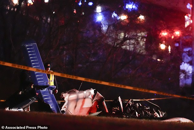 Nashville police say several people are dead after a small plane crashed Monday night near an interstate highway, closing several lanes.