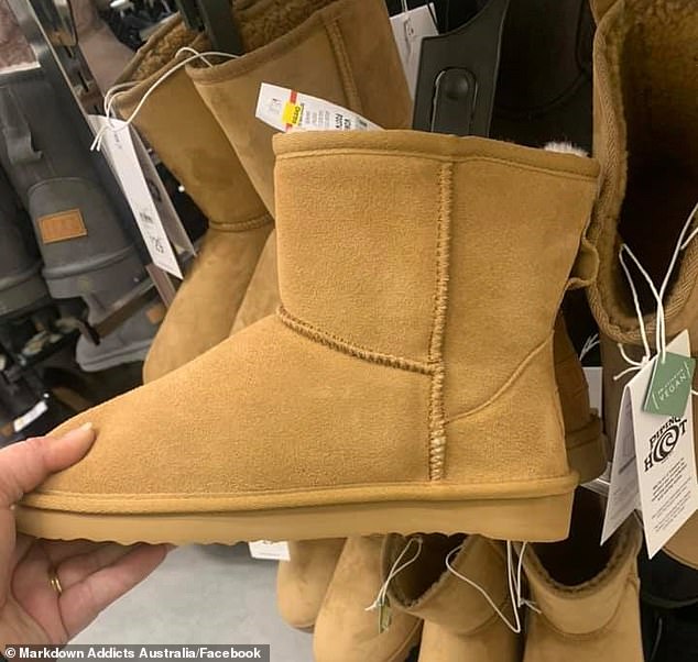 Jemma was delighted to discover $60 dupe for $240 Classic Mini Ugg boots