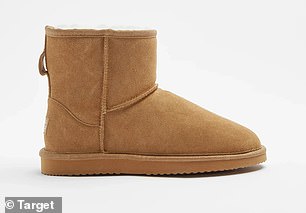 Target Leather and Shearling Sneaker Boot ($60)