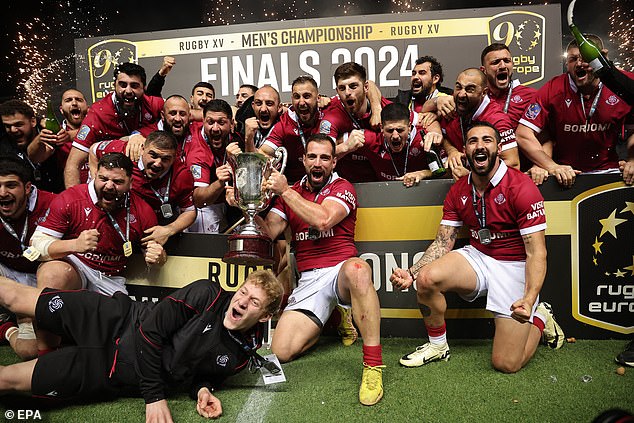 Georgia claimed Rugby Europe's honors for the seventh consecutive year in Paris last Sunday