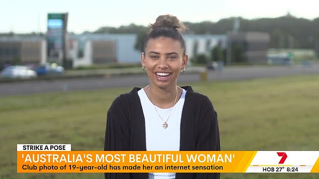 Sunrise even called her 'Australia's most beautiful woman'