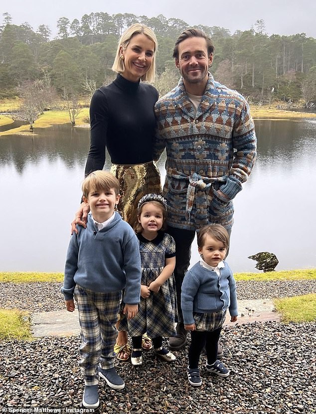 Spencer shares children Theodore, five, Gigi, three, and Otto, 18 months, with Vogue Williams. Last year, Spencer starred in Finding Michael, a documentary about his brother's unfortunate journey.