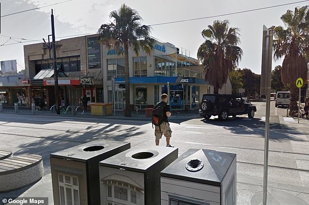 A man has died in hospital almost a week after he was allegedly assaulted on the corner of Belford and Acland Streets in St Kilda, Melbourne on March 1 (pictured)
