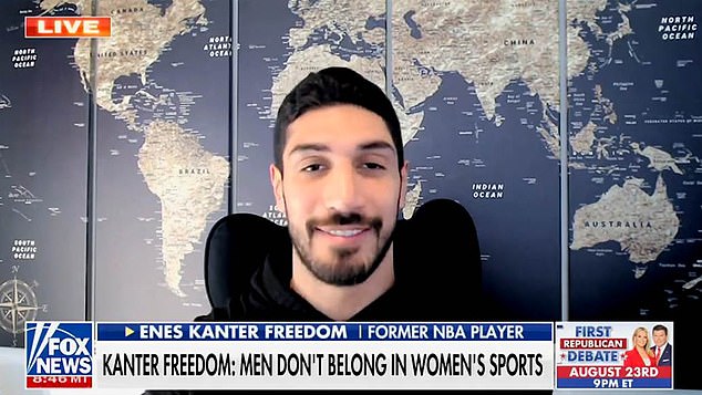 Former NBA center Enes Kanter Freedom has become a darling of Fox News in recent years