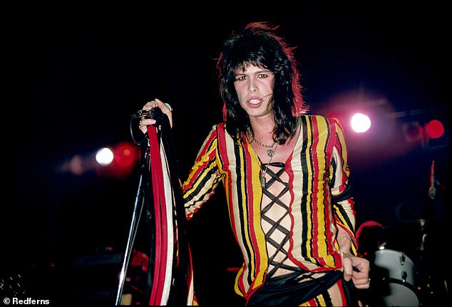 Tyler performed with his band Aerosmith in the 70s