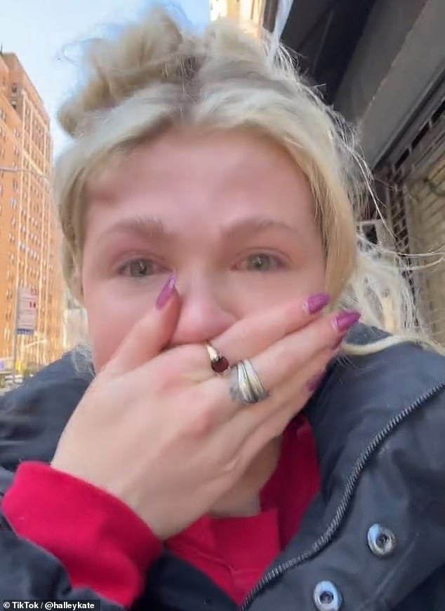 Social media influencer Halley Kate posted a video in which she claims she was punched in the face in broad daylight while walking on the streets of New York City.