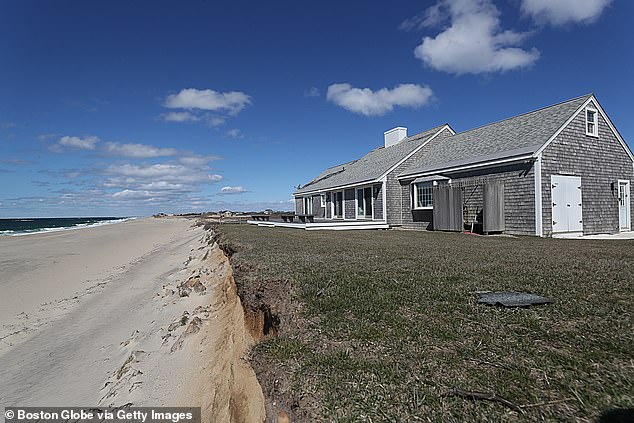 A beachfront home in Nantucket sold for $600,000, a sharp drop from its listing of $2.3 million.