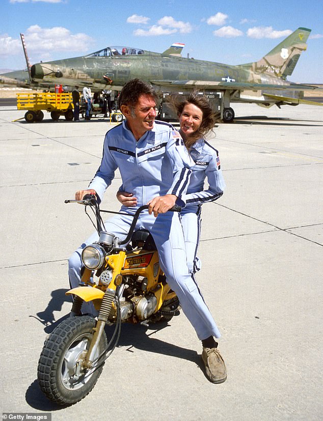 Dick Rutan and Jeana Yeager were the first pilots to circumnavigate the world on a single tank of gasoline.