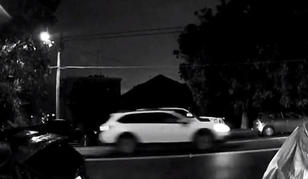 Police are searching for the driver of a white Subaru Outback which was spotted on CCTV driving on Fletcher Street at the time of the crash.
