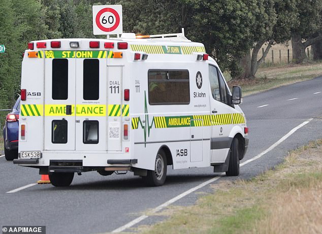 St John's Ambulance crews treated 24 people at the scene, eight of whom were found to be in a moderate condition and 16 in a minor condition. A St John ambulance is pictured