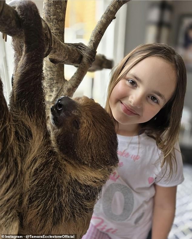 Tamara Ecclestone angers fans by buying daughter Fifi a SLOTH