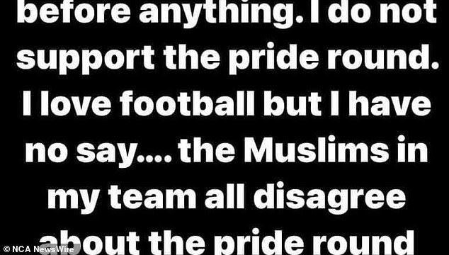The Australian soccer star is criticized for his anti Pride stance