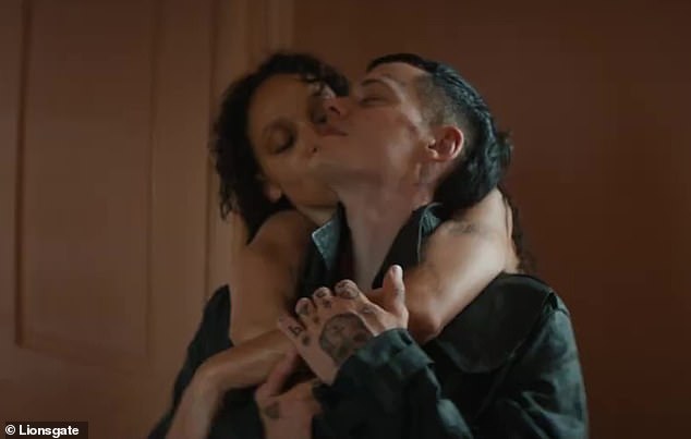 The first glimpse of the Bill Skarsgård and FKA Twigs lead film featured a steamy montage as Post Malone's smash hit Take What You Want played in the background