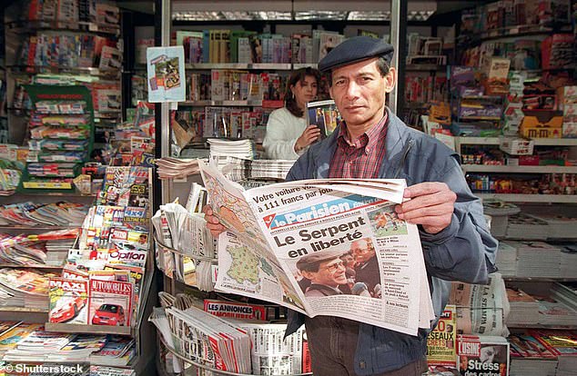 The documentary series follows the 79-year-old French serial killer, following his release from a Nepalese prison in 2022 after 20 years behind bars for killing two tourists in Kathmandu, Nepal, in 1975 (1997 photo).