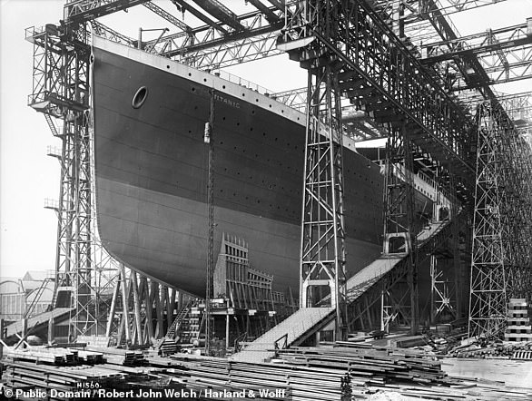 Built by Belfast-based shipbuilders Harland and Wolff between 1909 and 1912, the RMS Titanic was the largest ship of its time.