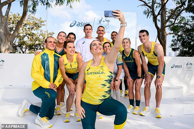 The Australian Olympic team's uniform for the Paris Games was unveiled in Sydney on Thursday, and fans may be left scratching their heads at one element of the design.