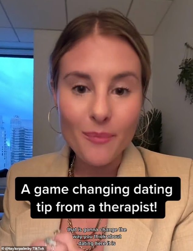 A therapist has shared her 'game-changing' tip for reframing your thinking when it comes to dating