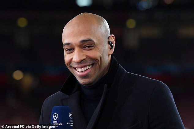Thierry Henry drove Arsenal's young youth players crazy on Tuesday before his former team's Champions League match against Porto