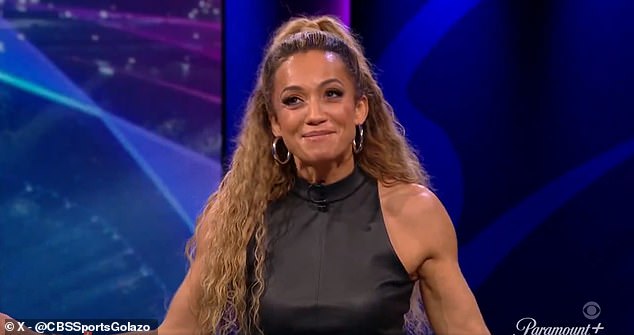 Kate Abdo was hilariously grilled by her CBS experts on Tuesday's Champions League show