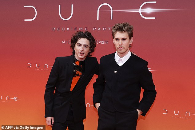 Timothee Chalamet and Austin Butler star in the new blockbuster Dune: Part Two, although Chalamet wants to continue working with him on his Bob Dylan biopic