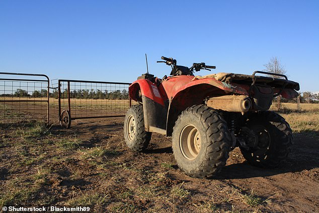 A 16-year-old boy has tragically died after his quad bike overturned on a farm in Darline Heights, south of Toowoomba, on Sunday morning (stock image)