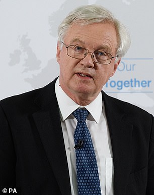 Support: Tory MP David Davis said case was a 'continuing miscarriage of justice'