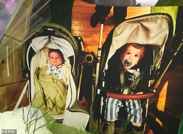 Baby Caue, shown on the left alongside his brother Joaquin, was pronounced dead three days after the rest of his family.
