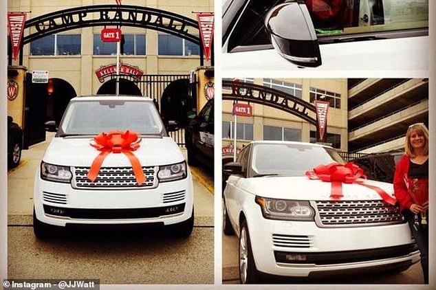 Watt shared photos of Connie with the Range Rover she bought for her birthday